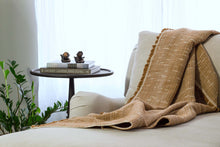 Load image into Gallery viewer, Handloomed Throw-Caramel