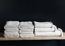 Load image into Gallery viewer, Handloomed Throw-Natural Stripe