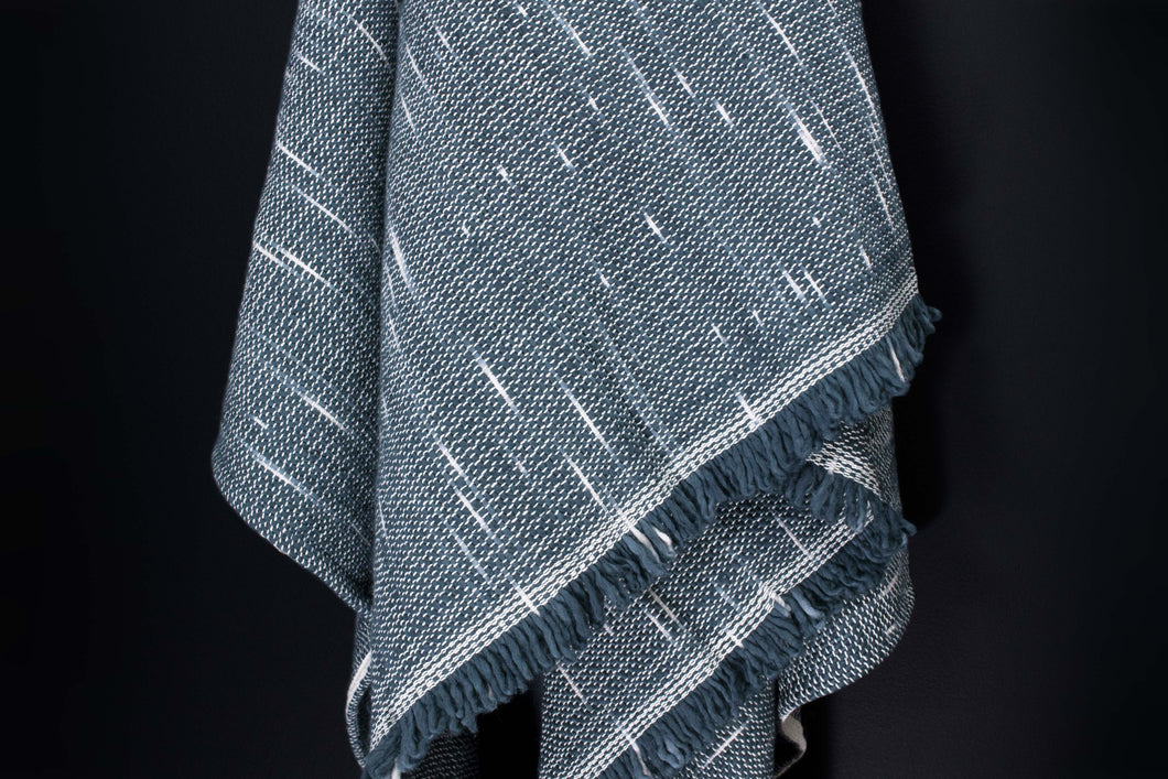 hand loomed throw