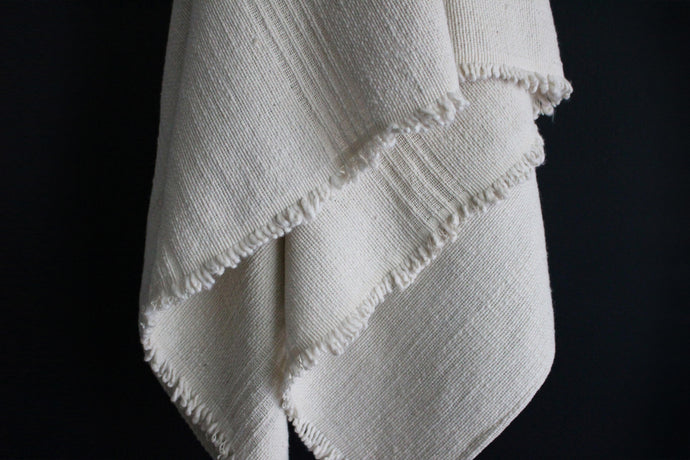 hand loomed throw