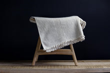 Load image into Gallery viewer, Handloomed Throw-Natural Stripe
