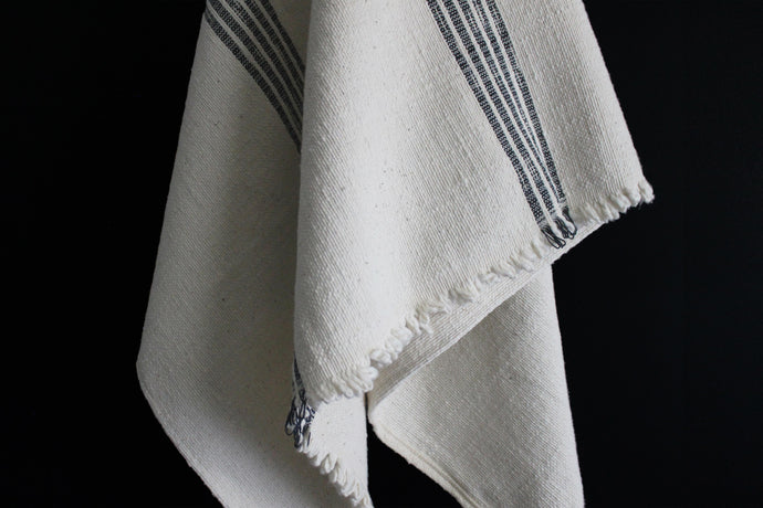 hand loomed throw