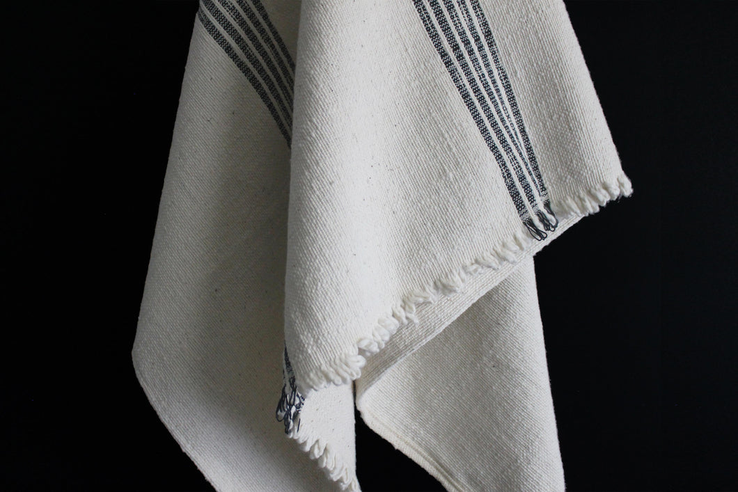 hand loomed throw
