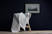 Load image into Gallery viewer, Handloomed Throw-Black Stripe
