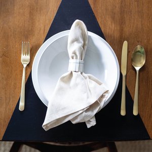 Napkin Rings-Blue Plaid