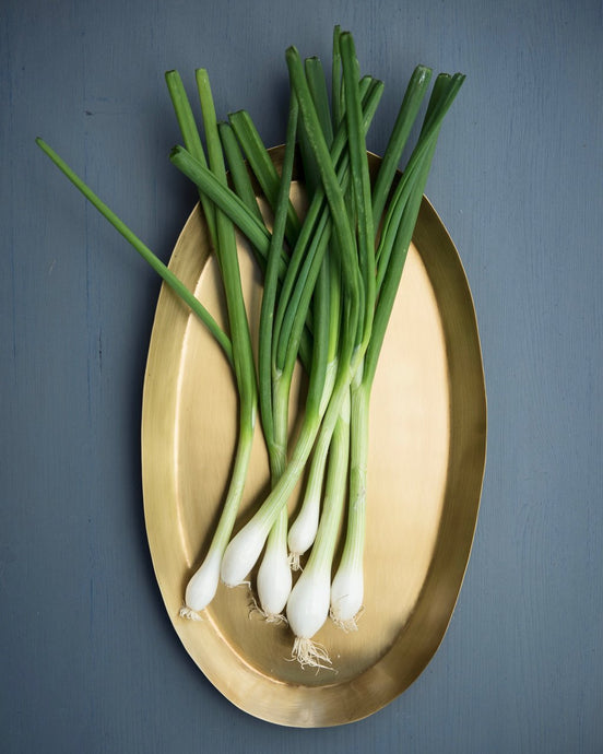 brass oval tray