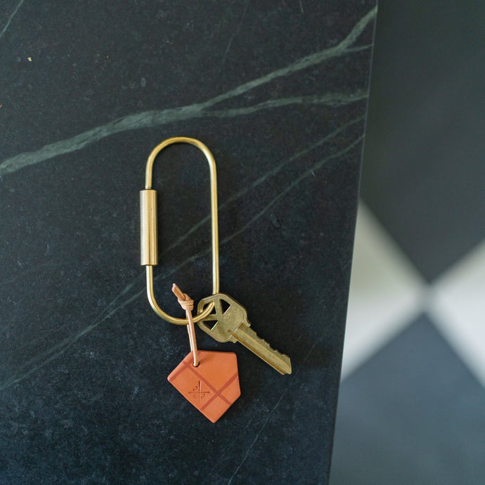 Brass key chain
