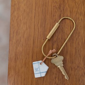 Brass key ring
