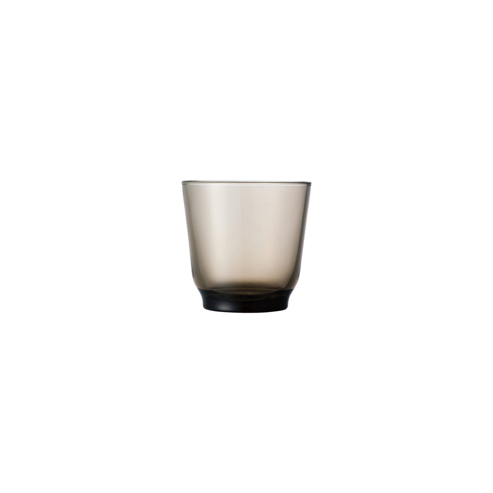 brown glass tumbler