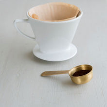 Load image into Gallery viewer, brass coffee scoop
